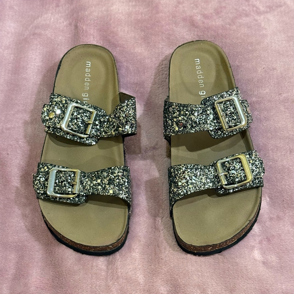 Madden Girl  Sandals - Black and Silver